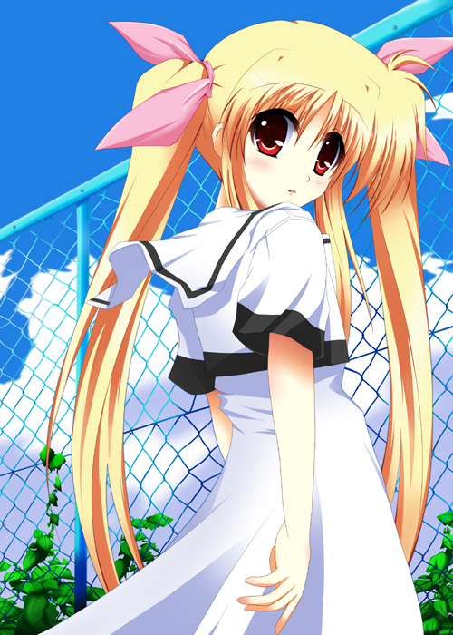 fate testarossa (lyrical nanoha and 1 more) drawn by kurono_yuzuko