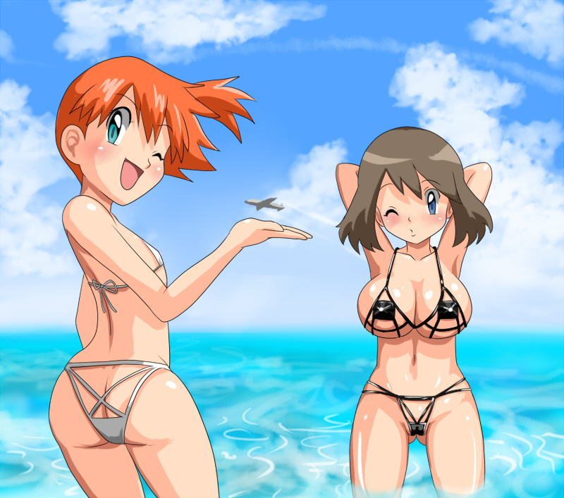 may and misty (pokemon and 1 more) drawn by quinst Danbooru.