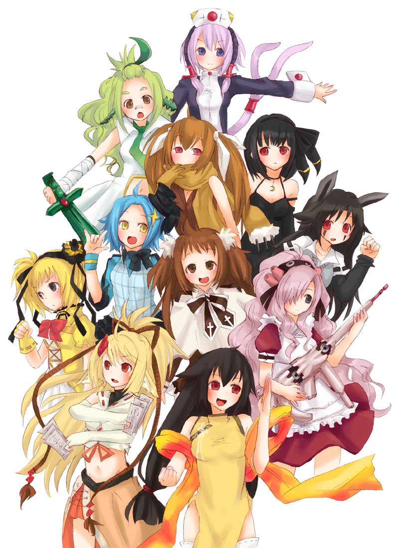 eevee, umbreon, espeon, lopunny, leafeon, and 6 more (pokemon) drawn by inutose