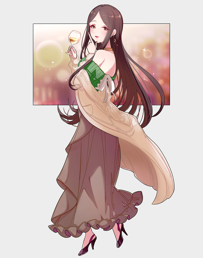 hiiragi shino (idolmaster and 2 more) drawn by ich.