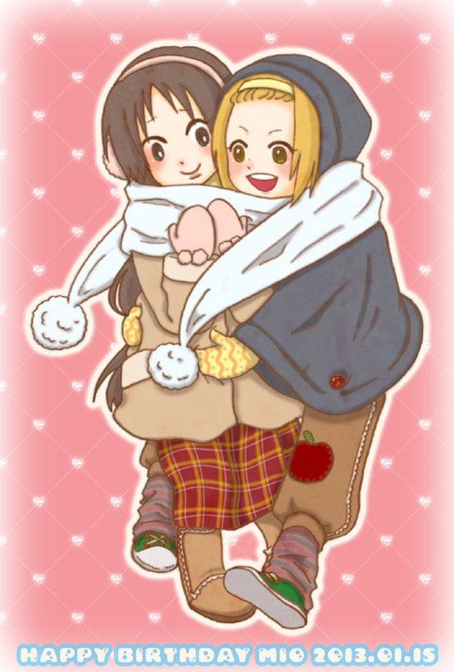 akiyama mio and tainaka ritsu (k-on!) drawn by rk_(gohan_desuyo)