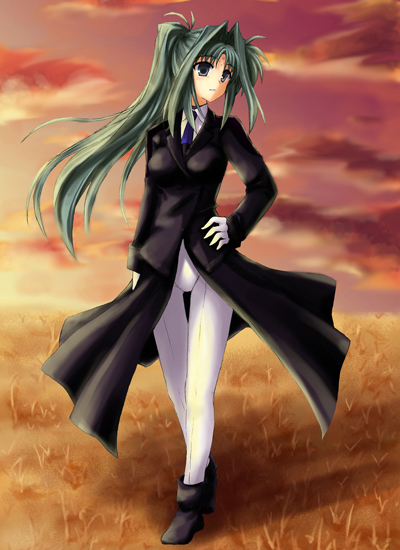 lindy harlaown (lyrical nanoha and 1 more) drawn by kusakami_akira