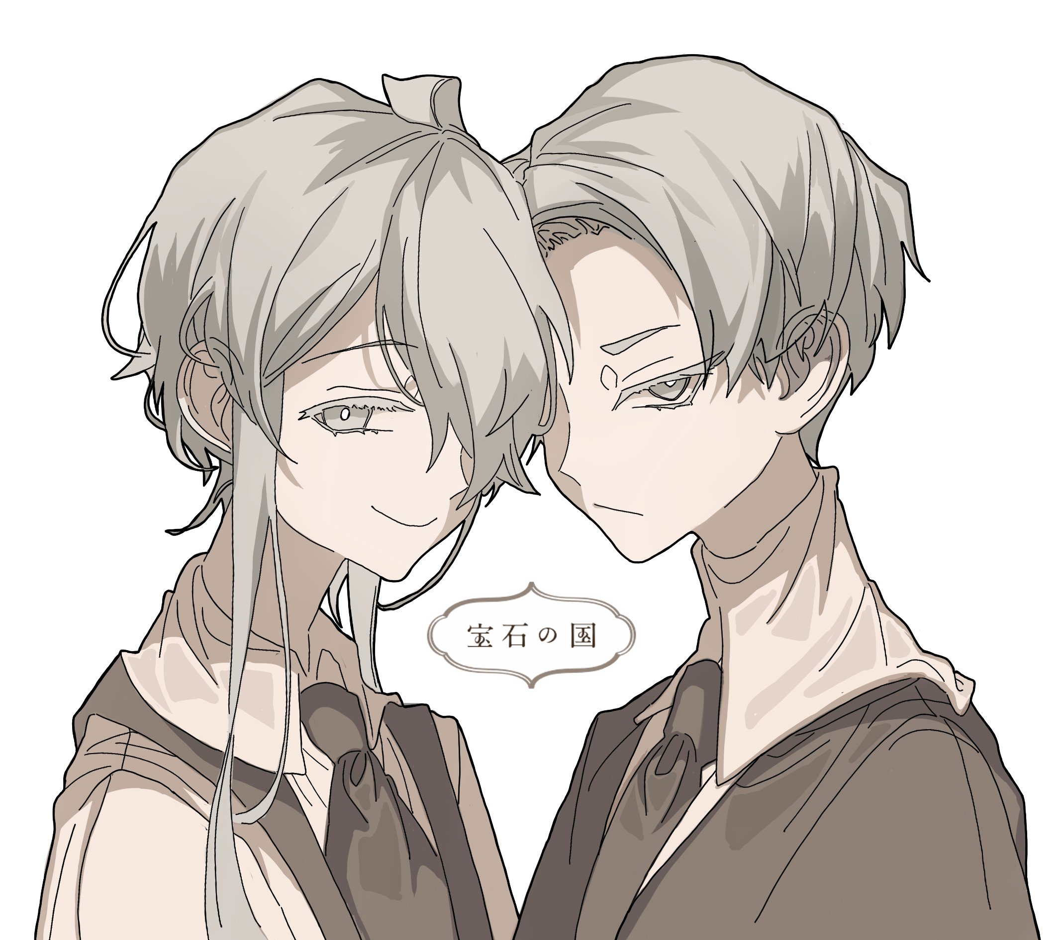 Cairngorm And Ghost Quartz Houseki No Kuni Drawn By Sinhyeongman Danbooru