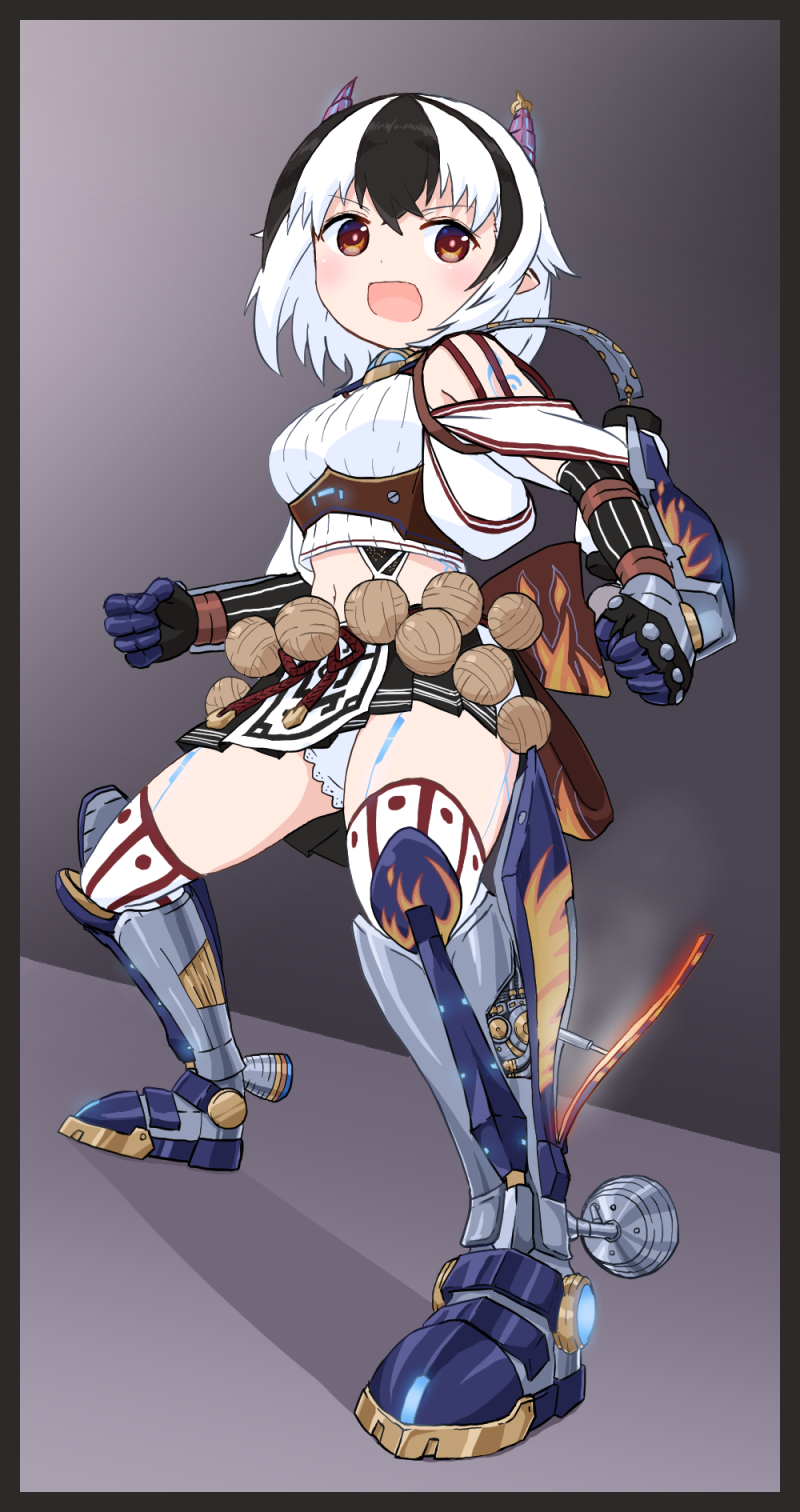 crossette (xenoblade chronicles and 1 more) drawn by paskmel