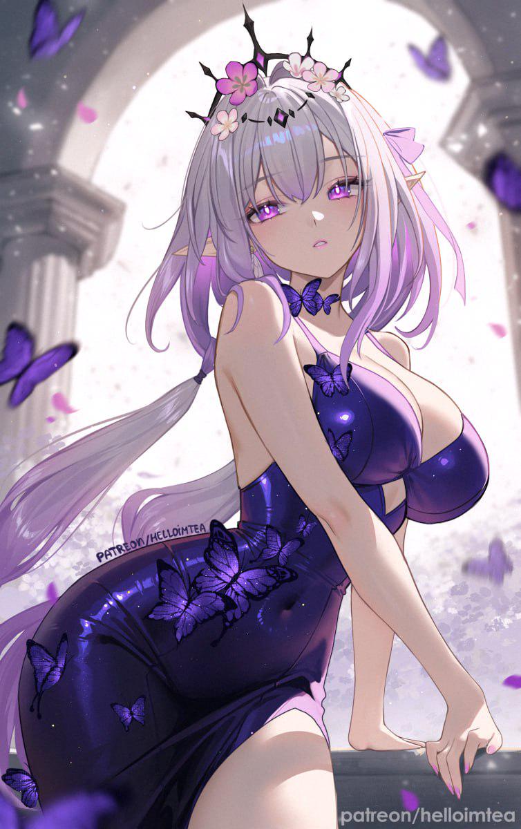 castorice (honkai and 1 more) drawn by helloimtea