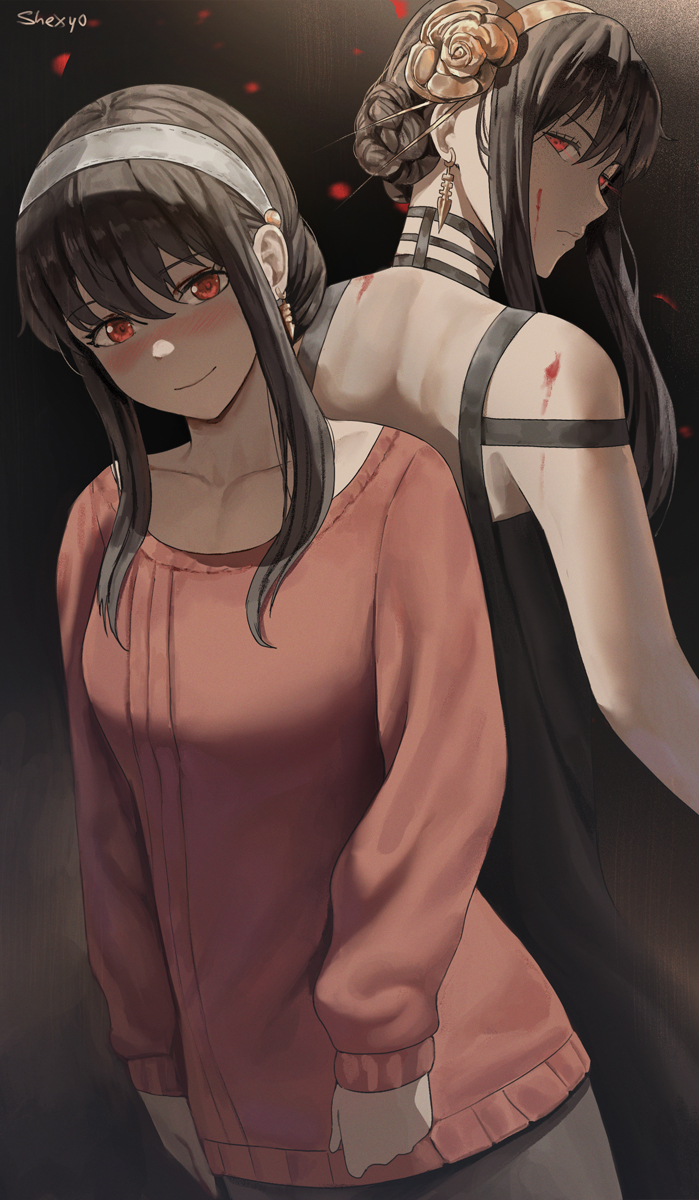 yor briar (spy x family) drawn by shexyo