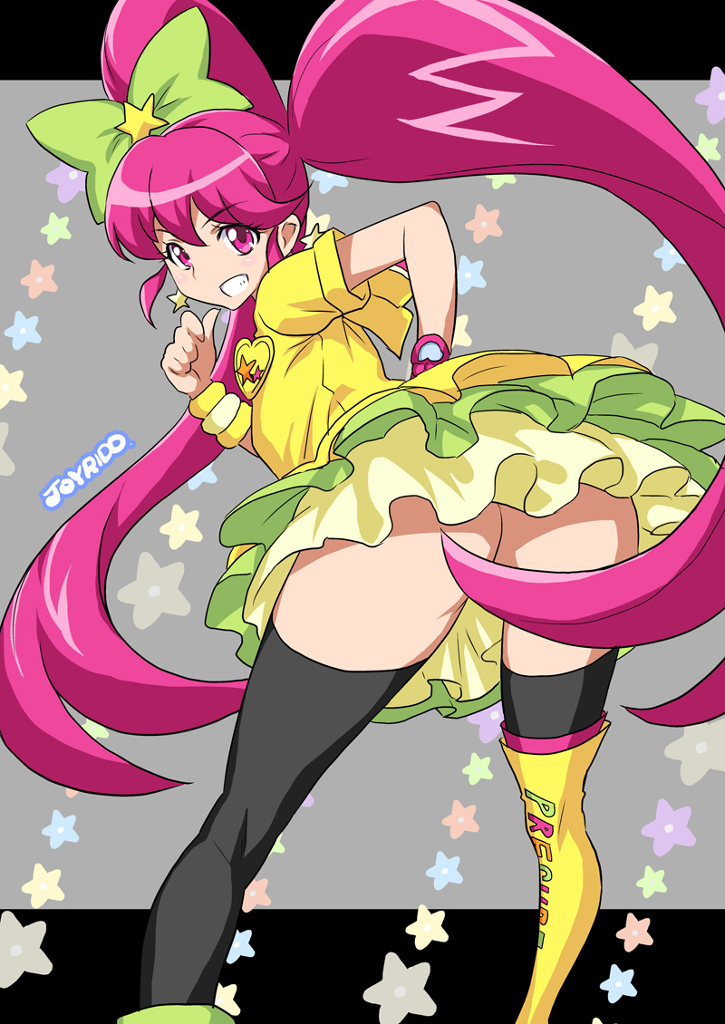 aino megumi and cure lovely (precure and 1 more) drawn by joy_ride