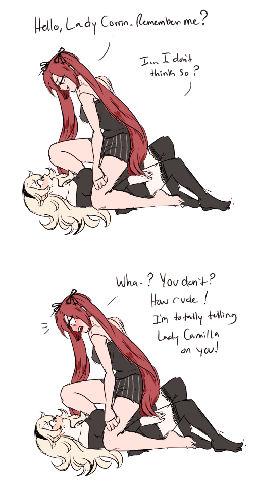 female corrin and selena (fire emblem and 1 more) drawn by dashingicecream