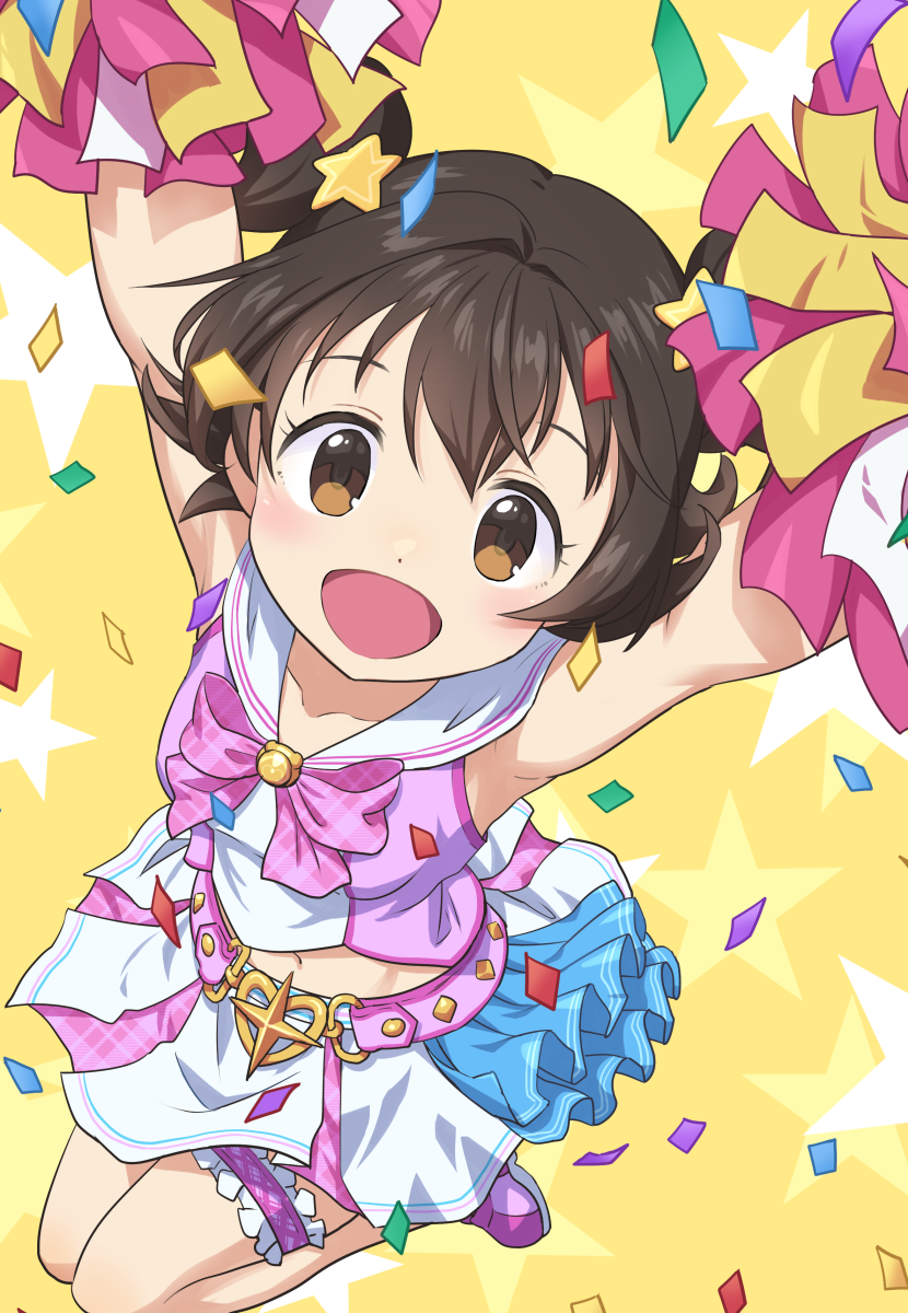 akagi miria (idolmaster and 1 more) drawn by yama_tatsuo