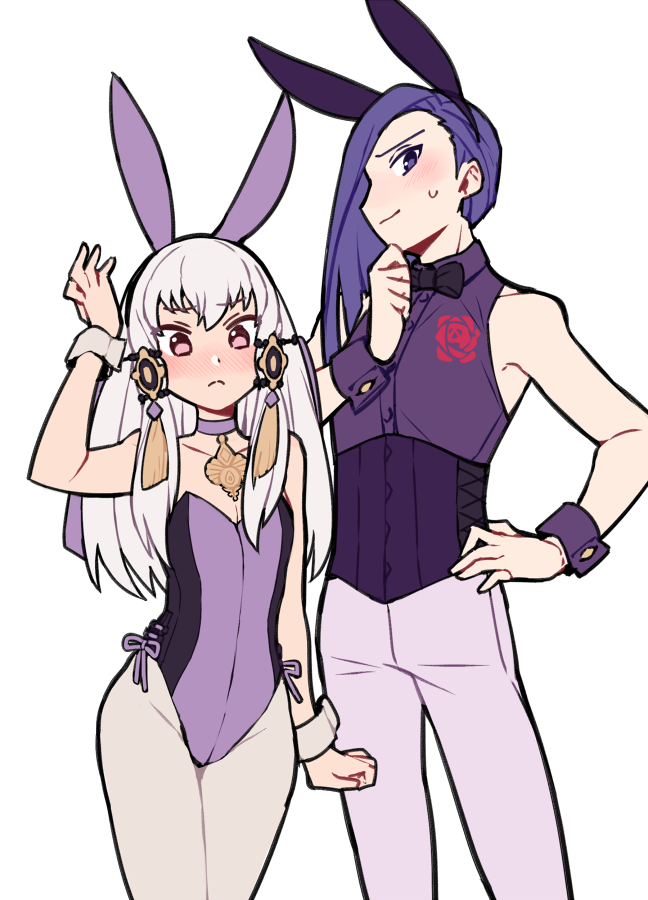 lysithea von ordelia and lorenz hellman gloucester (fire emblem and 1 more) drawn by do_m_kaeru