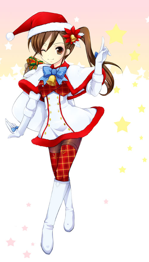 futami mami (idolmaster and 1 more) drawn by kusakabe_rei