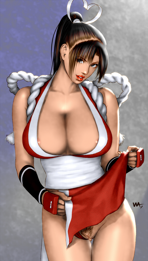 shiranui mai (the king of fighters and 1 more) drawn by wakino_keibun