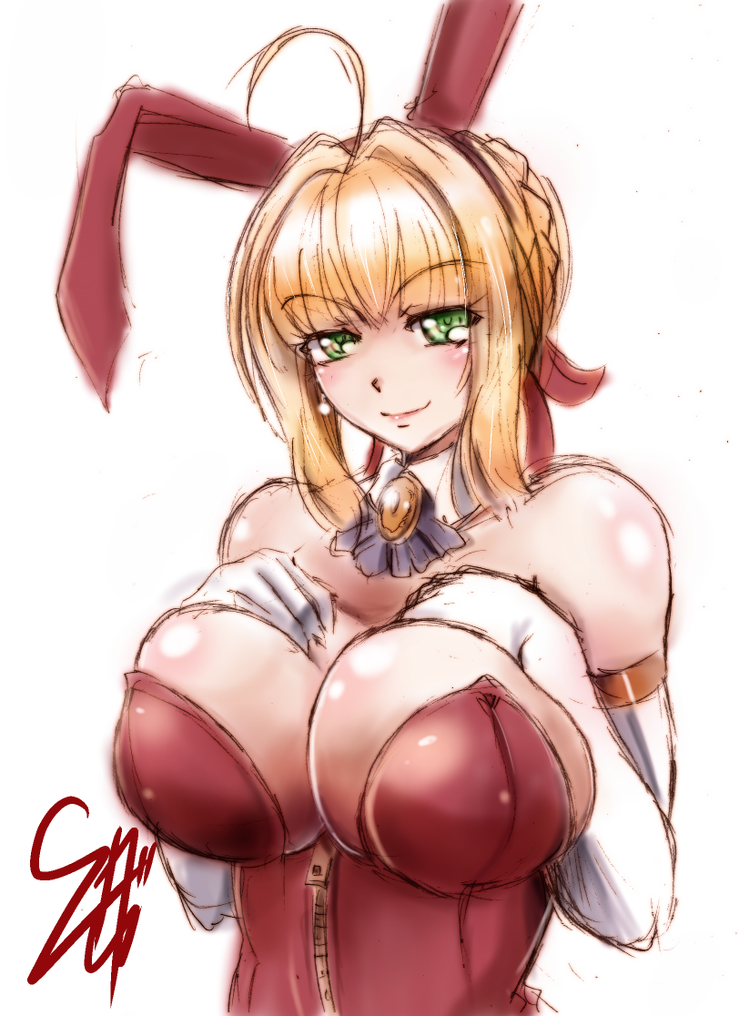 nero claudius (fate and 1 more) drawn by suga_leon