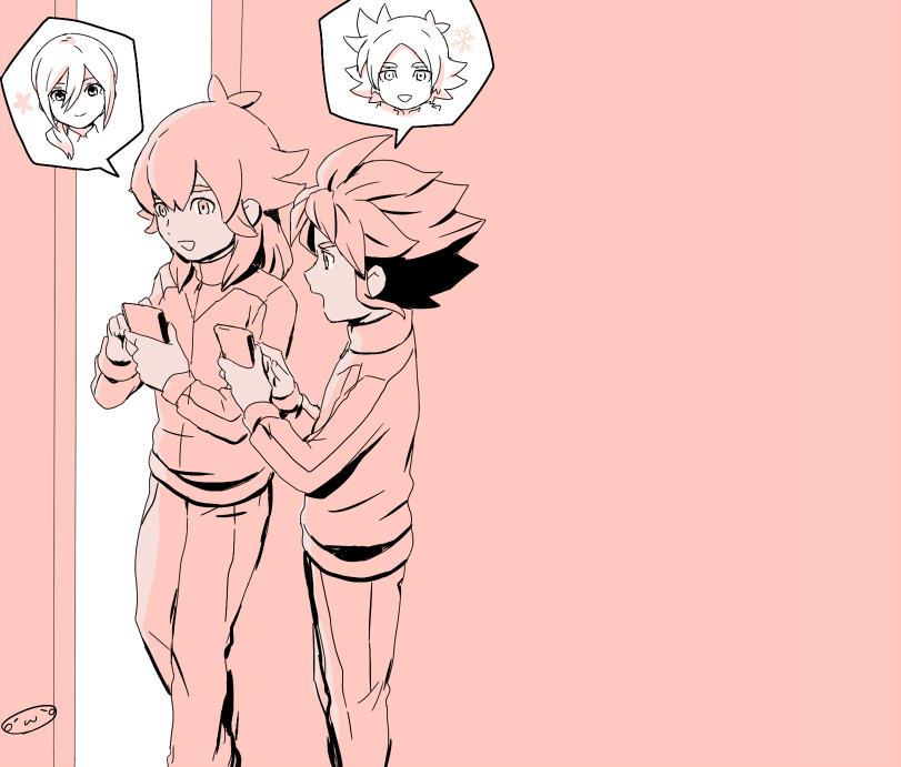 afuro terumi, fubuki shirou, kishibe taiga, and yukimura hyouga (inazuma eleven and 2 more) drawn by mizuhara_aki