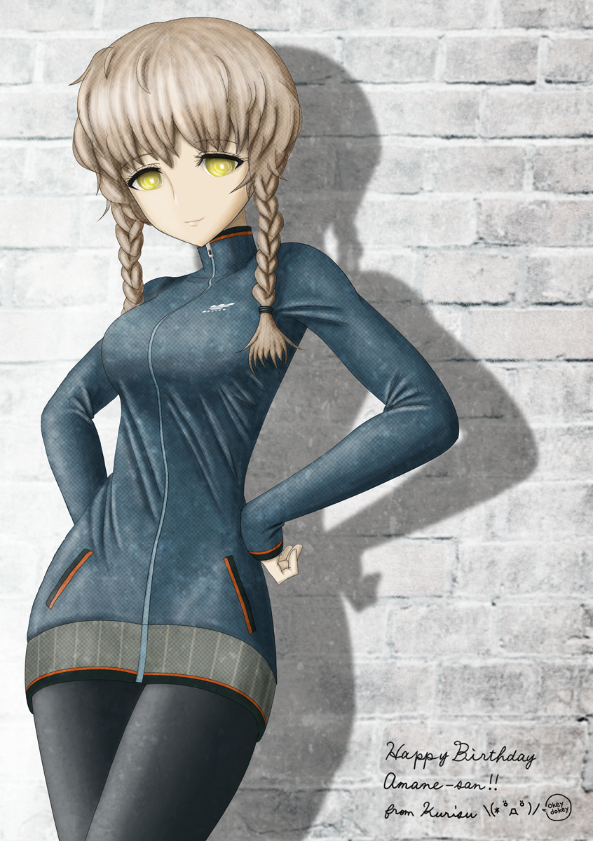 amane suzuha (steins;gate) drawn by kuri_kame and rainmaker