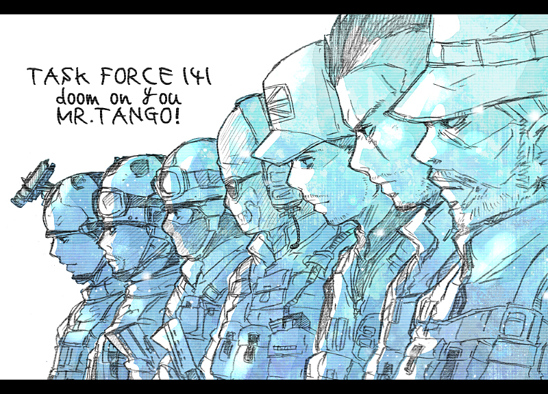 ghost, soap, captain price, gaz, sgt foley, and 2 more (call of duty and 2 more) drawn by tajima_(minagawa)
