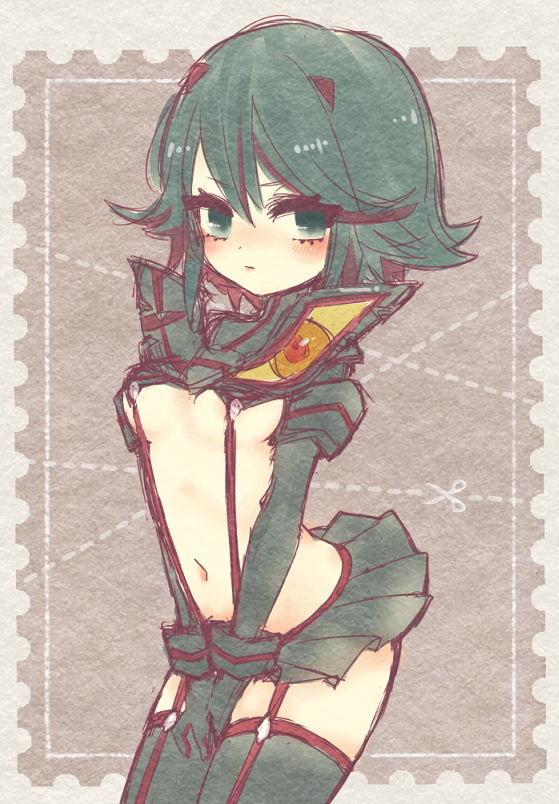 matoi ryuuko and senketsu (kill la kill) drawn by doku-ringo