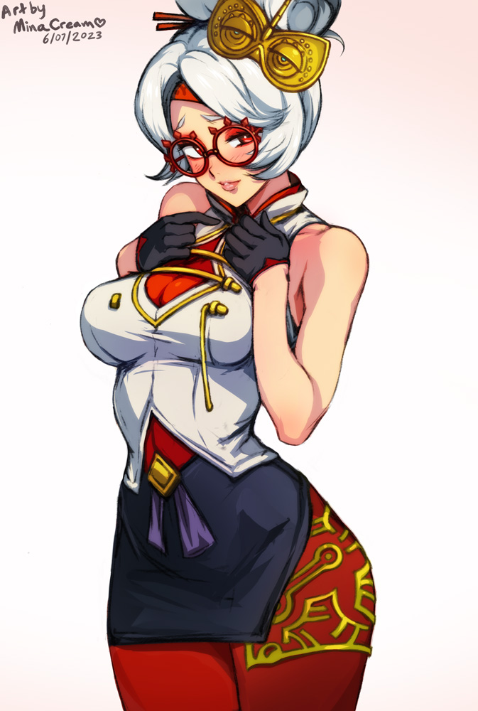 purah (the legend of zelda and 1 more) drawn by mina_cream