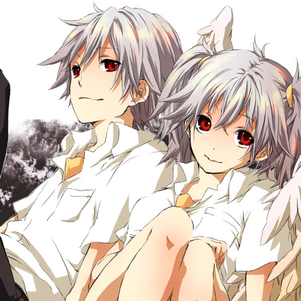 nagisa kaworu and tabris-xx (neon genesis evangelion and 1 more) drawn by nameko_(pixiv605672)