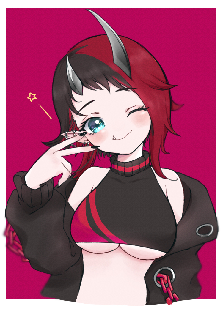 ryugasaki rene (nanashi inc. and 1 more) drawn by tamotsu_(mary)