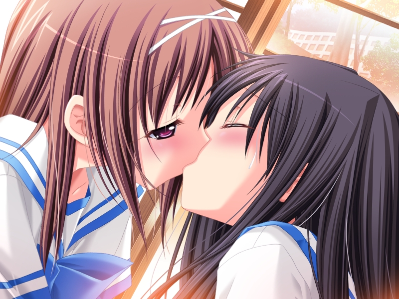 kamishiro shizuku and himukai haruka (school project) drawn by choco_chip