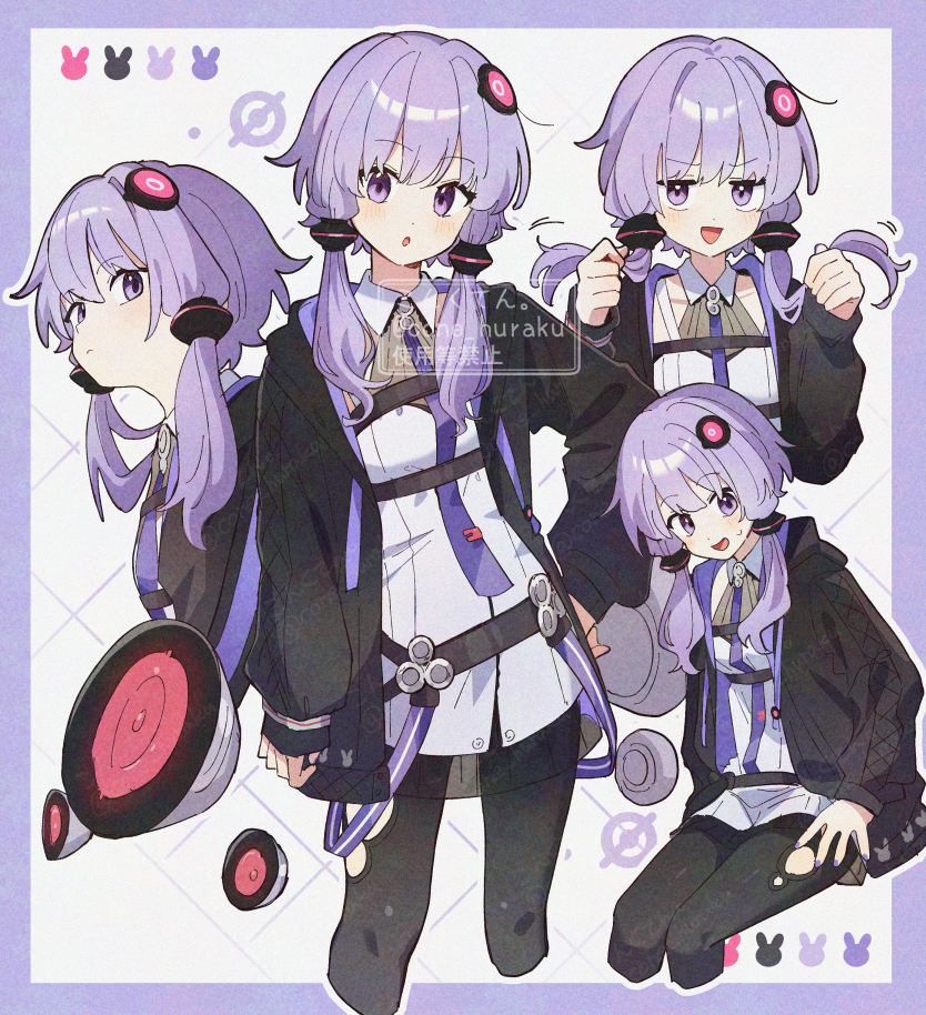 yuzuki yukari (voiceroid) drawn by corn_kuten
