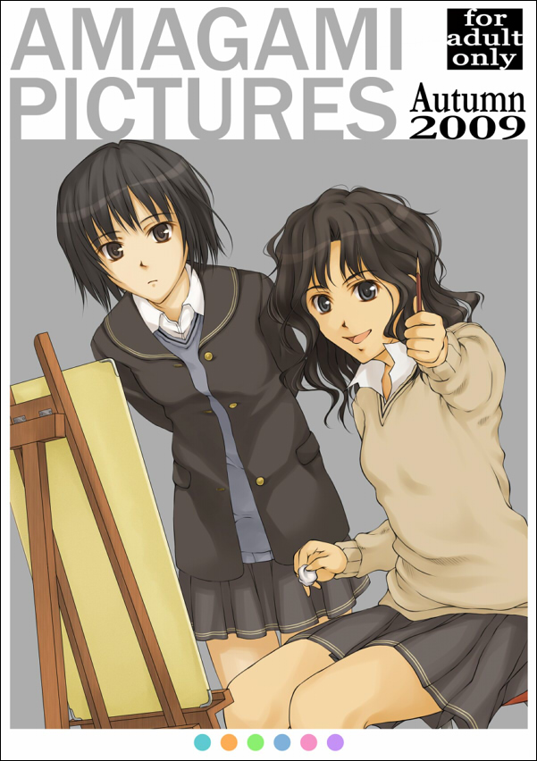 nanasaki ai and tanamachi kaoru (amagami) drawn by suda_(yuunagi_enikki)