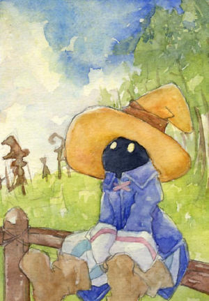 vivi ornitier (final fantasy and 1 more) drawn by satsuki_(pixiv_id:29811)