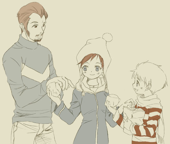 lucas, kumatora, and duster (mother and 1 more)