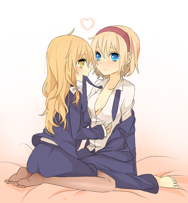 kirisame marisa and alice margatroid (touhou) drawn by tsuno_no_hito