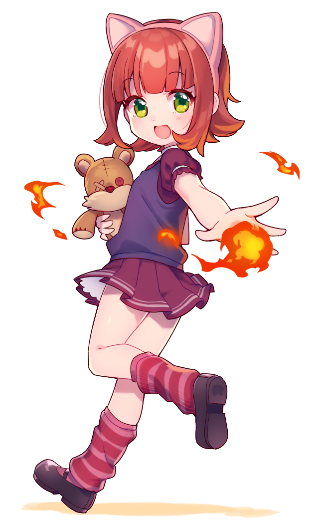 annie and tibbers (league of legends) drawn by uso_(ameuzaki)