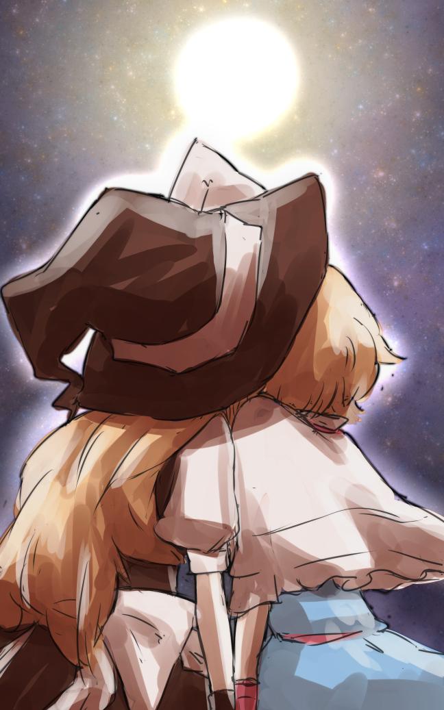 kirisame marisa and alice margatroid (touhou) drawn by non_(z-art)