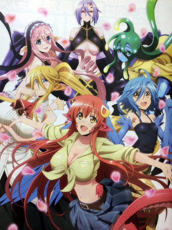 miia, papi, rachnera arachnera, centorea shianus, suu, and 1 more (monster musume no iru nichijou)