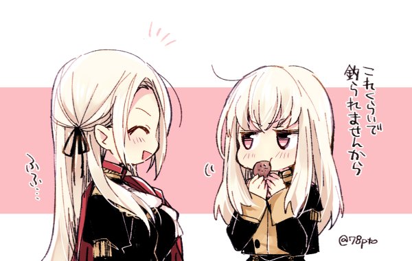 edelgard von hresvelg and lysithea von ordelia (fire emblem and 1 more) drawn by naho_(pi988y)