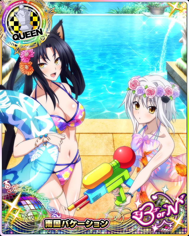 kuroka and toujou koneko (high school dxd and 1 more)
