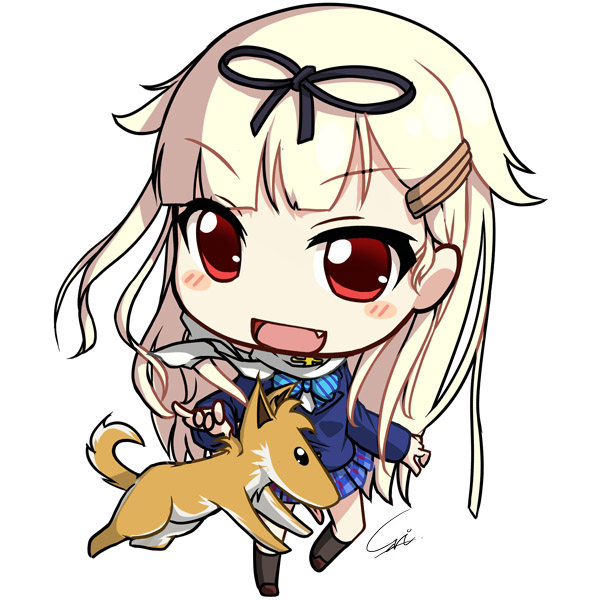 yuudachi and yuudachi kai ni (kantai collection and 2 more) drawn by carillus