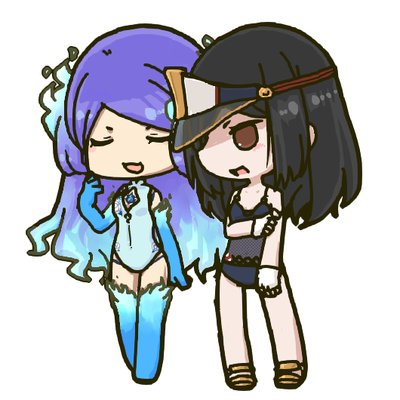 morag ladair and brighid (xenoblade chronicles and 1 more) drawn by naruto_(cat_cea)