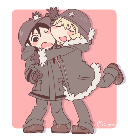 chito and yuuri (shoujo shuumatsu ryokou) drawn by jam_(lc_jam)
