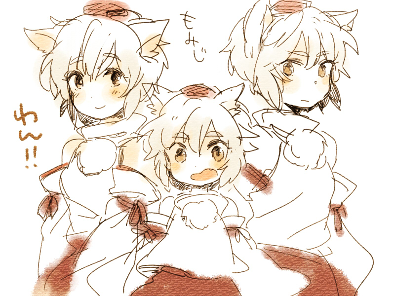 inubashiri momiji (touhou) drawn by meeko
