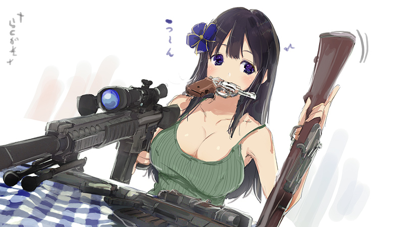 ryouki (senran kagura and 1 more) drawn by yaegashi_nan
