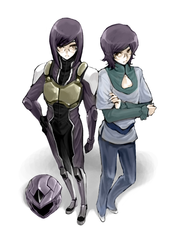 tieria erde and regene regetta (gundam and 1 more) drawn by sizyr