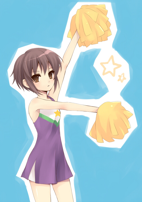 nagato yuki (suzumiya haruhi no yuuutsu and 1 more) drawn by hijiki_(hijikini)