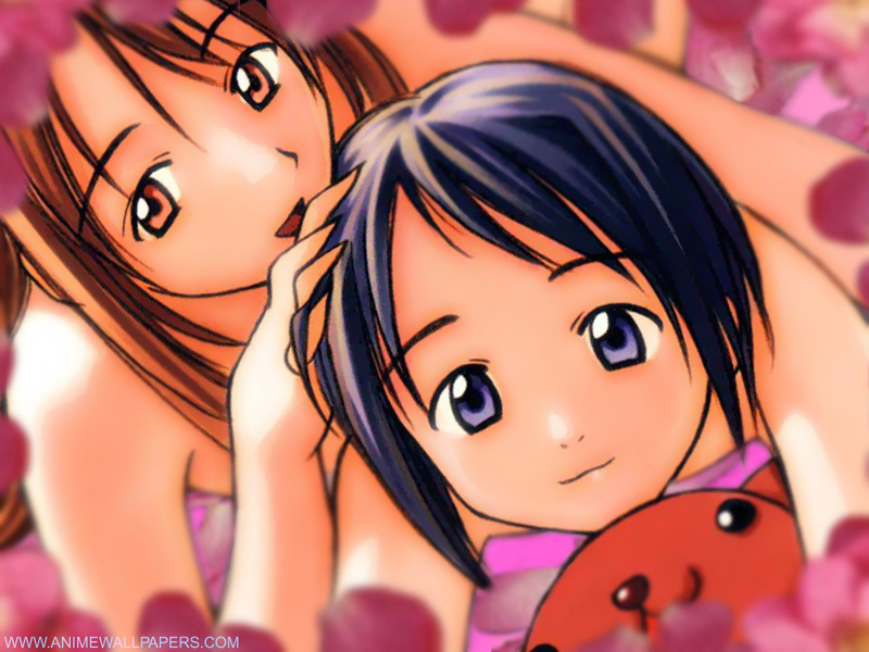 narusegawa naru and maehara shinobu (love hina) drawn by akamatsu_ken