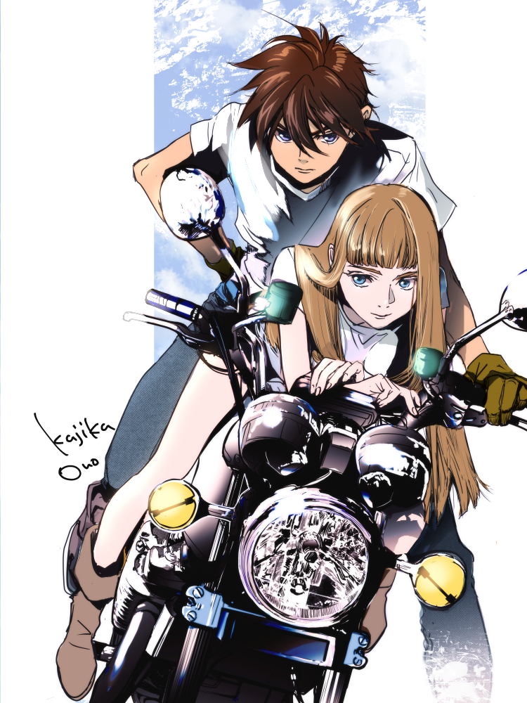 heero yuy and relena peacecraft (gundam and 1 more) drawn by kajikaono