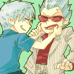 akagi shigeru and hirayama yukio (fukumoto mahjong and 1 more)