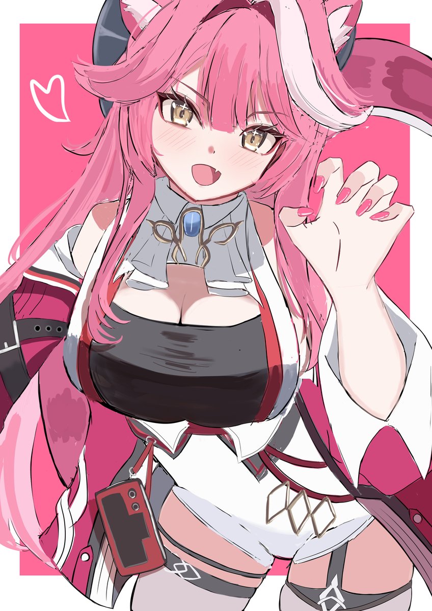 raora panthera (hololive and 1 more) drawn by kurenaiaoi0