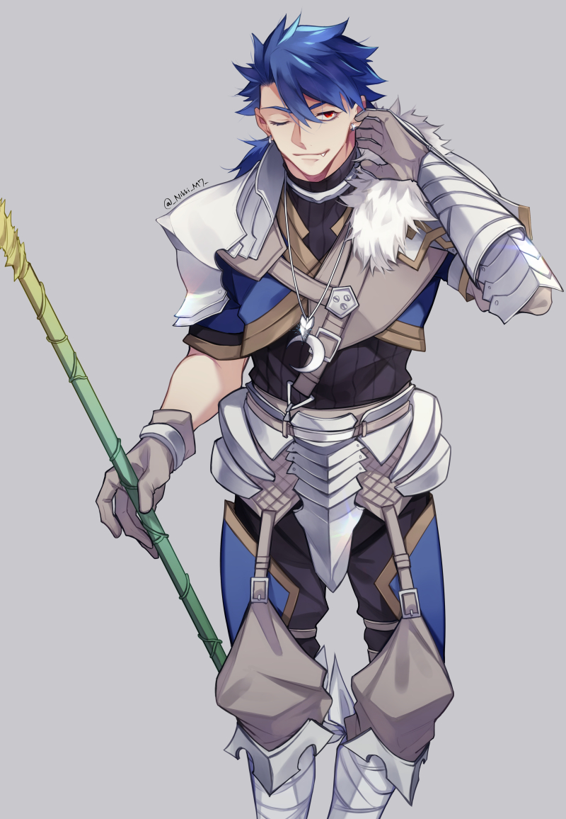 cu chulainn (fate and 1 more) drawn by makina_(nikki_m7_)