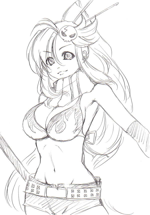 yoko littner (tengen toppa gurren lagann) drawn by fuu_(futian)