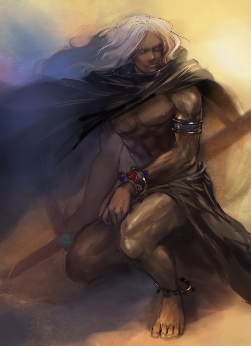 golbez (final fantasy and 2 more) drawn by moreshan