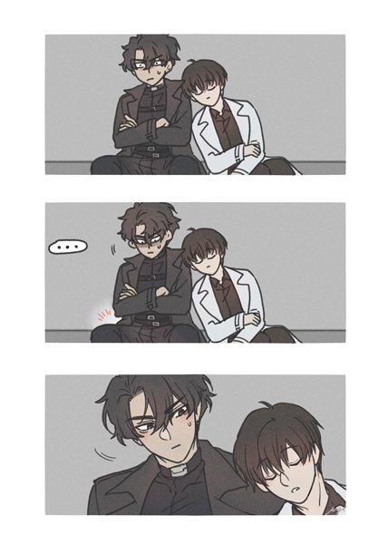 kim dokja and yoo joonghyuk (omniscient reader's viewpoint) drawn by mikoyuki